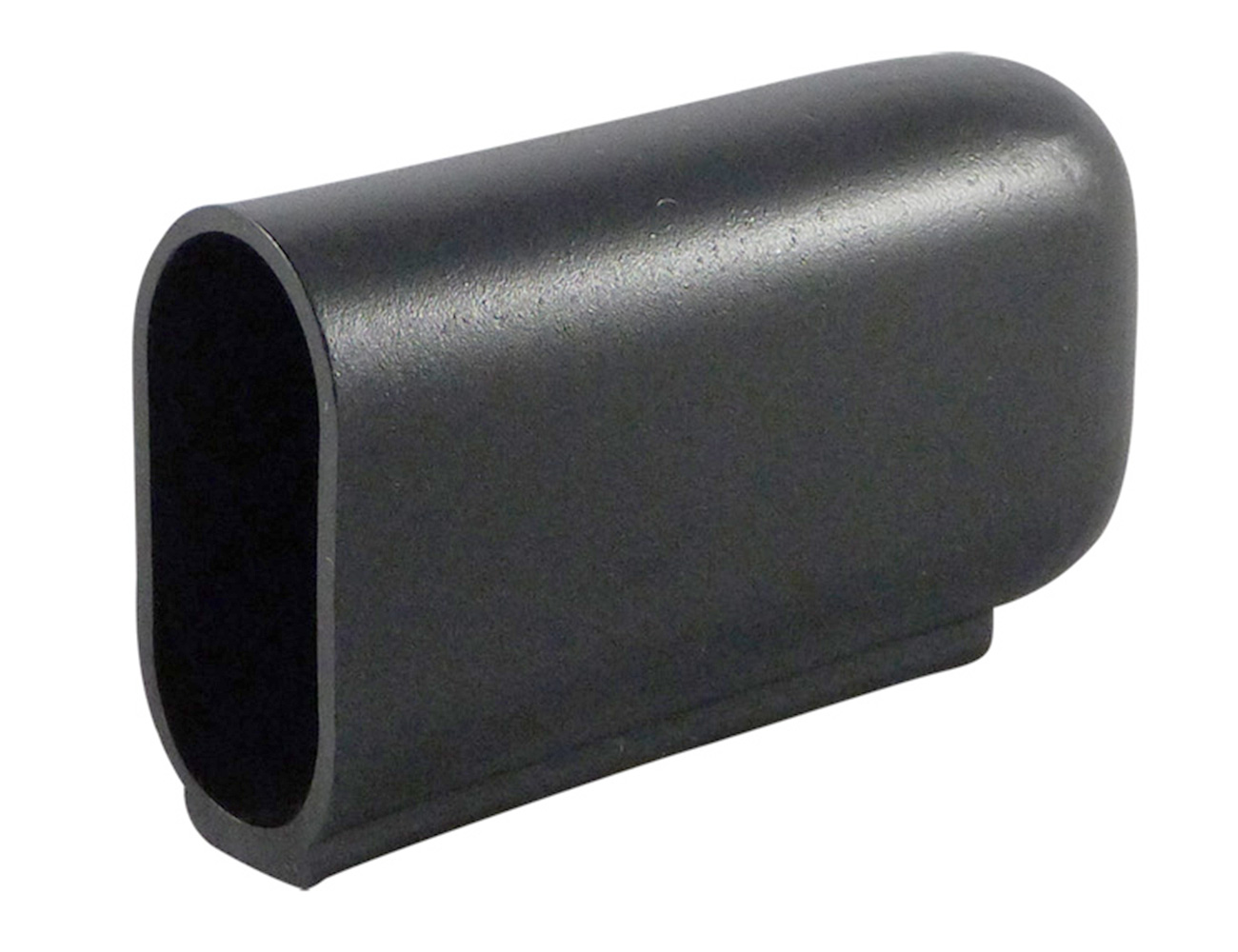 Omsteekdoppen met verdikt glijvlak voor plat ovale buis